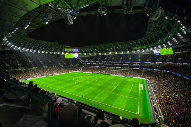 Inside the Tottenham Hotspur Stadium 

Dom Le Roy/Shutterstock
