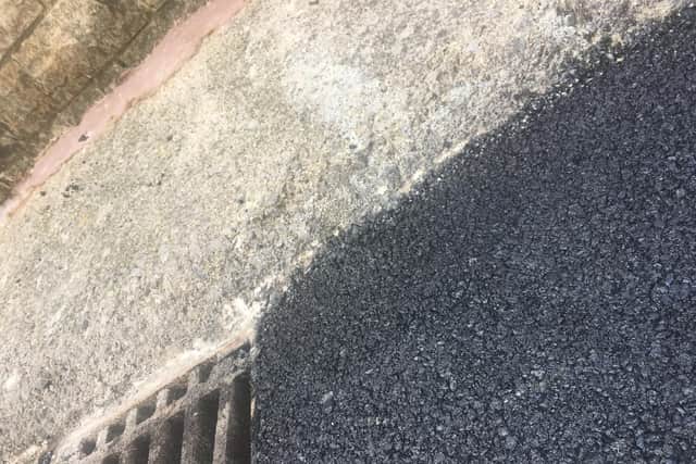 Resurfacing work on Lomeshaye Road has been criticised by residents