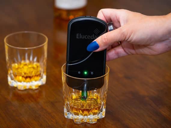 The portable device by Burnley firm Eluceda can tell when genuine bottles of whisky have been refilled or diluted.