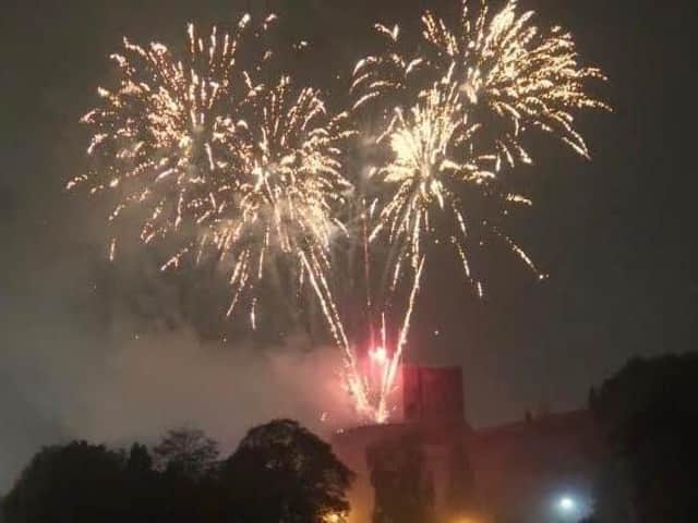 The much-anticipated community event returns for 2021. Picture taken by David Bleazard at the 2019 Clitheroe Bonfire