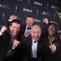 The Cherrytree team celebrate at the BIBAs