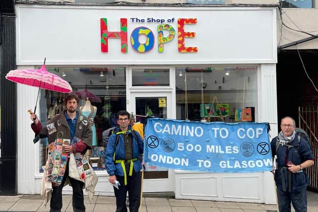 Climate campaigners spreading the message of hope