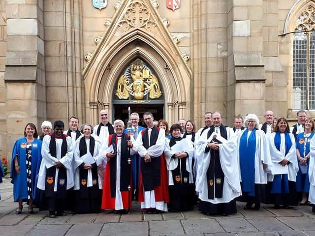 New Canons collated and installed at a recent special service at Blackburn Cathedral.