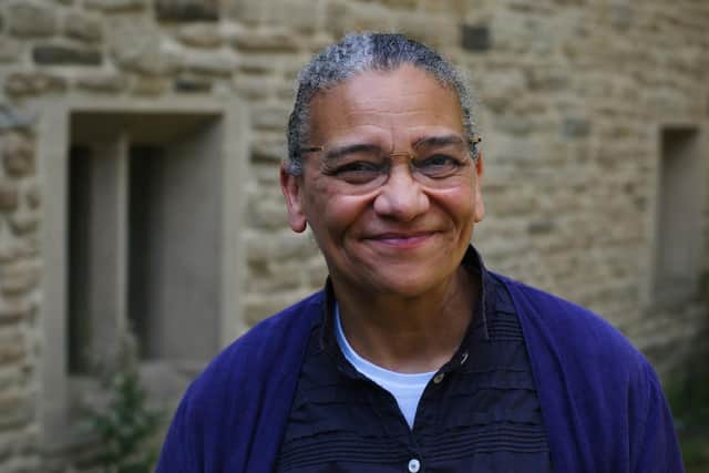 Lubaina pictured outside the Great Barn. (Photo: Huckleberry Films)