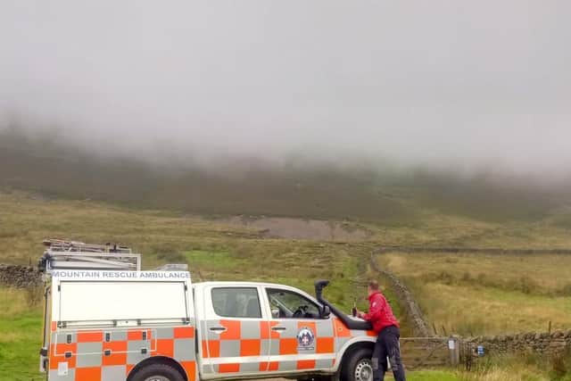 Members of Rossendale and Pendle Moutain Rescue were contacted by ambulance crews. Photo RPMR