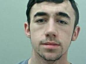 Reece Murgatroyd, 22 - one of Lancashire's Most Wanted - was arrested at a home in Padiham near Burnley yesterday (October 10)