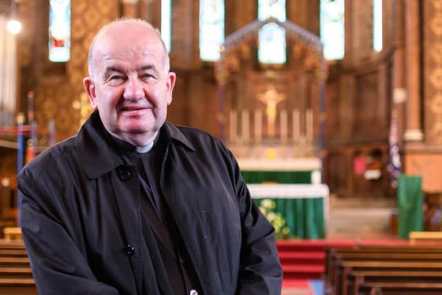 Fr. Roger Parker has appealed for help to raise £10,000 to complete essential repair work at St Catherine's Church in Burnley