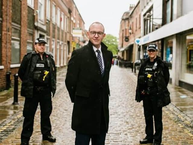 Police and crime commissioner Andrew Snowden