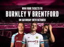 Win FOUR tickets to see Burnley take on Brentford at Turf Moor