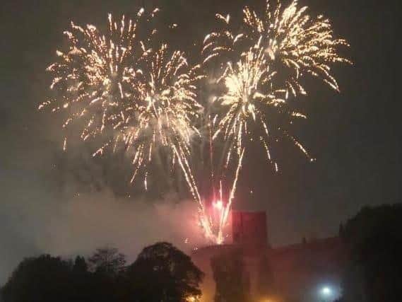 Fireworks will light up the sky above Clitheroe Castle once again next month. Picture by David Bleazard