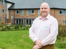 Chris Walbank pictured otuside the Sue Ryder Neurological Care Centre in Fulwood
Photo: Kelvin Stuttard