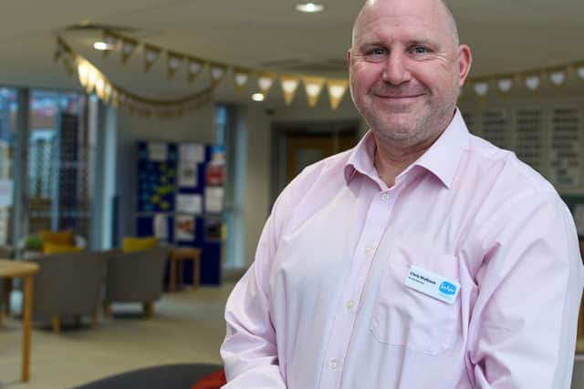 Chris Walbank has great ambitions for the Sue Ryder Neurological Care Centre at Fulwood, not least that it becomes an established part of the local community (photo: Kelvin Stuttard)