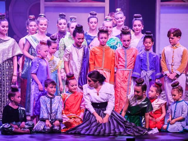 The cast of The King and I which runs tonight and tomorrow at the Pendle Hippodrome Theatre in Colne (photo by Andy Ford)