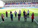 Some of the Mental Wellbeing Workers involved in Burnley FC in the Community’s Schools’ Mental Wellbeing Project