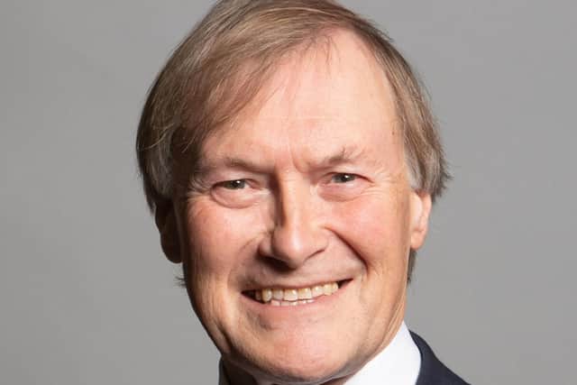 Tributes were being paid today to Sir David Amess  (pictured)