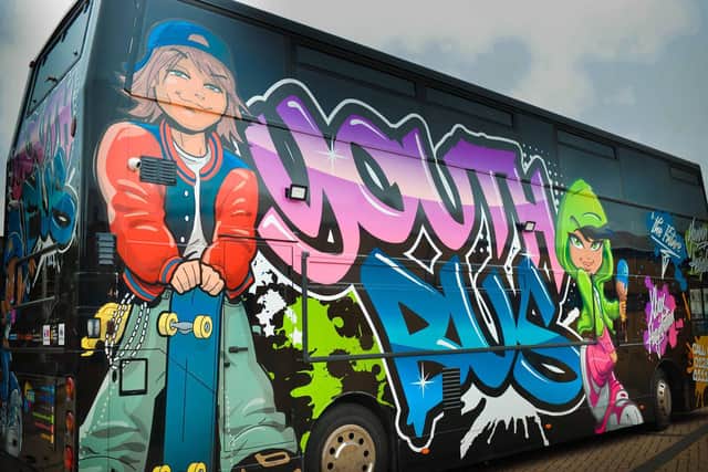 The distinctive youth bus has been helping and supporting young people across Burnley and Pendle for 14 years