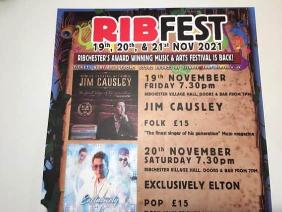 Part of the promotional leaflet for this year's RIBFEST