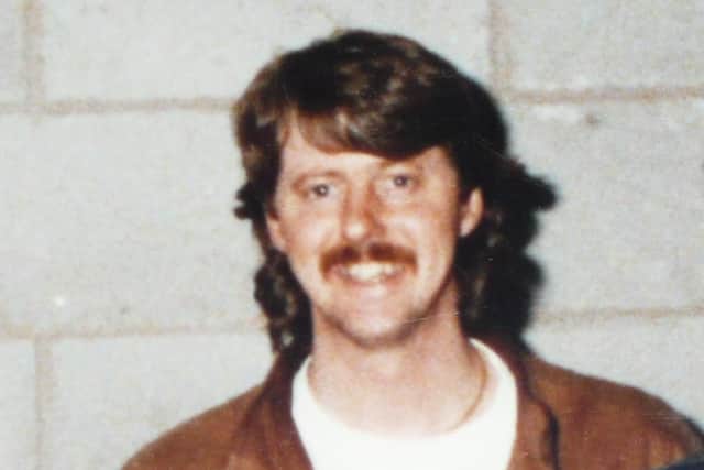 Roger pictured while working in the drug squad c.1988/89
