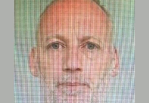 Peter Abrams is described as having a medium build with dyed ginger blonde hair. He is believed to be wearing a black sport sweatshirt, black joggers, walking boots and carrying a black rucksack