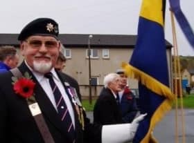 Carl Ross who is standard bearer for Whalley and District Legion is urging people to support this worthwhile cause