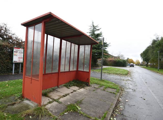 The Ministry of Justice wants to move this public bus stop to a prison car park