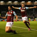 George Boyd celebrates his winner against Manchester City
