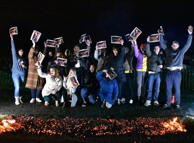 The fearless fundraisers who braved Pendleside Hospice's firewalk