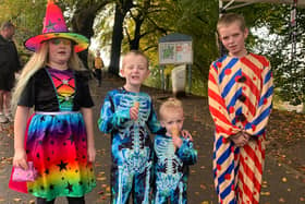 Children dressed up for the occasion with witches, monsters and Pennywise the clown making an appearance among many others