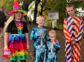 Children dressed up for the occasion with witches, monsters and Pennywise the clown making an appearance among many others