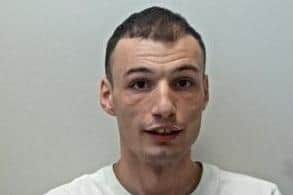 Police want to speak to Dominic Durkin after a woman was assaulted in her home in Chorley.