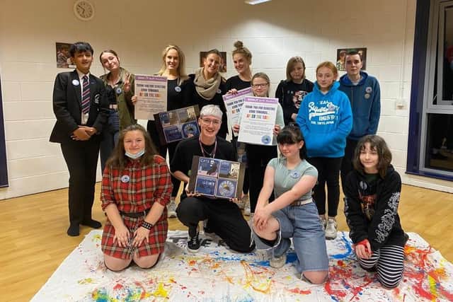 Finch Bakery visits Burnley Youth Theatre LGBTQ+ group 'After the Rain'