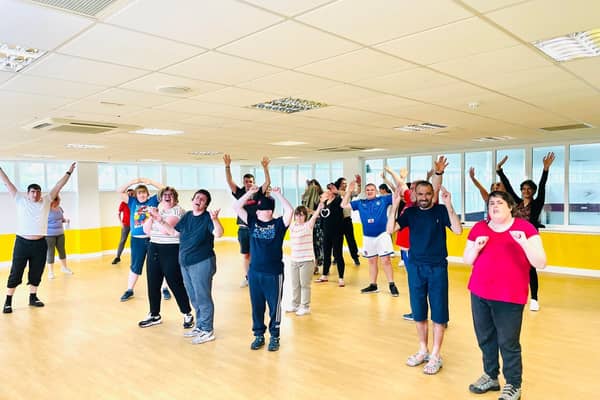 The  Les Mills Sh'Bam dance sessions at Padiham Leisure Centre, for people with learning disabilities, are proving to be very popular
