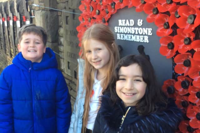 Read Primary School pupils paid their own respects in Remembrance Day