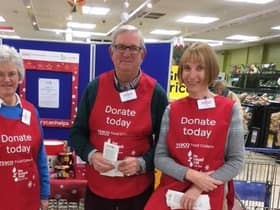 Volunteer's at last year's Clitheroe Tesco collection