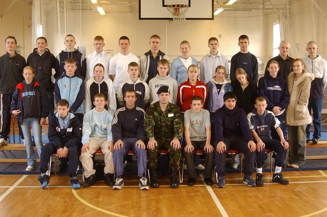 Year 11 pupils from the Preston and Chorley area, who are taking part in the ‘Army Way Of Life’ scheme at Fulwood Barracks