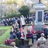 Residents in Clitheroe pay their respects. Picture by Ken Geddes
