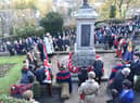 Residents in Clitheroe pay their respects. Picture by Ken Geddes