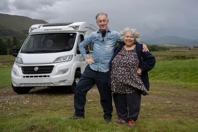 Alan Cumming and Miriam Margoyles were Lost in Scotland in a new Channel 4 travelogue this week