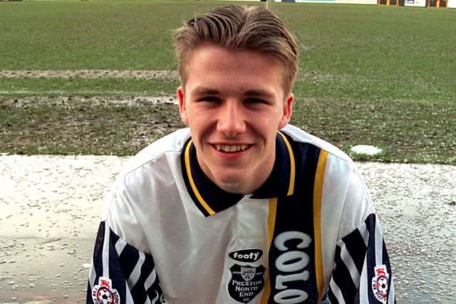 Preston North End are launching a David Beckham shirt to celebrate 10 years since he played for the team