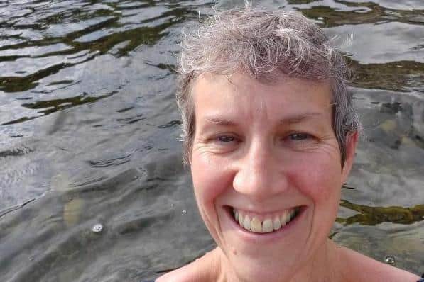 Joanne Davis making a splash for life-saving research