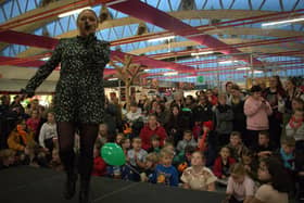 Burnley Market Hall hosted a festive Christmas lights on event on Saturday