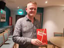 Mike Makin-Waite at the launch of his new book