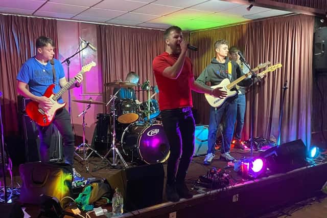 The Switch perform at the Survived Lockdown Festival at Brierfield Working Men's Club