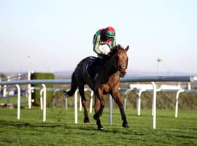 Vieux Lion Rouge goes on to win the Becher Chase at Aintree in 2020