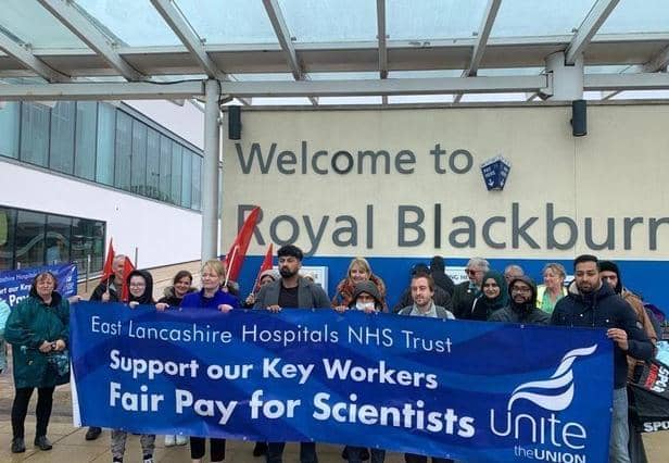The scientists on strike earlier this year
