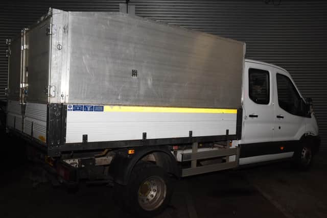 Detectives said they were particularly keen to find out where the truck was between 4am and 7am on Saturday, December 4 (Credit: Lancashire Police)