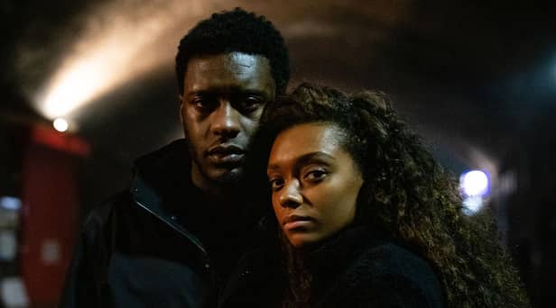 Hero (Samuel Adewunmi) and Kyra (Sophie Wilde) in You Don’t Know Me, the new courtroom drama from the BBC