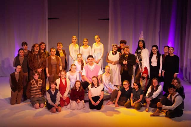 The cast of The Lion The Witch and The Wardrobe at Burnley Youth Theatre (photo by Orrin St. Pierre)