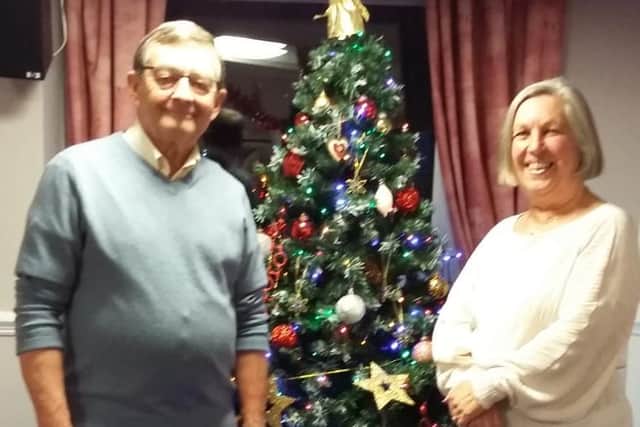 Janet Elliott and Adrian Dean, who are joint chairmen of the Burnley Twinning Association welcomed members to a festive candlelight supper