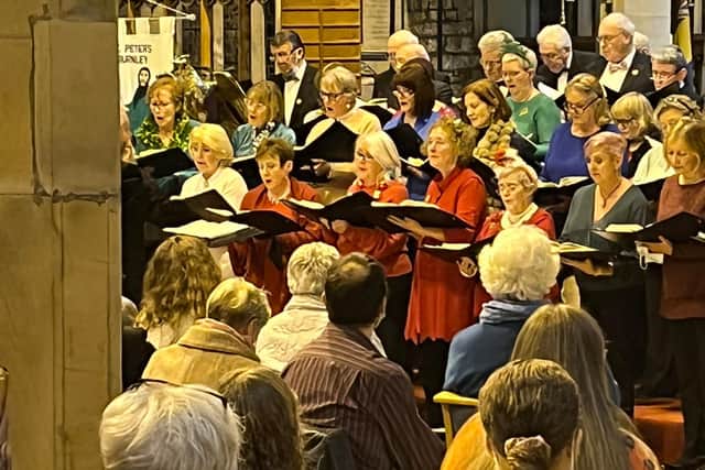 Burnley Municipal Choir staged a carol concert for their final performance of 2021